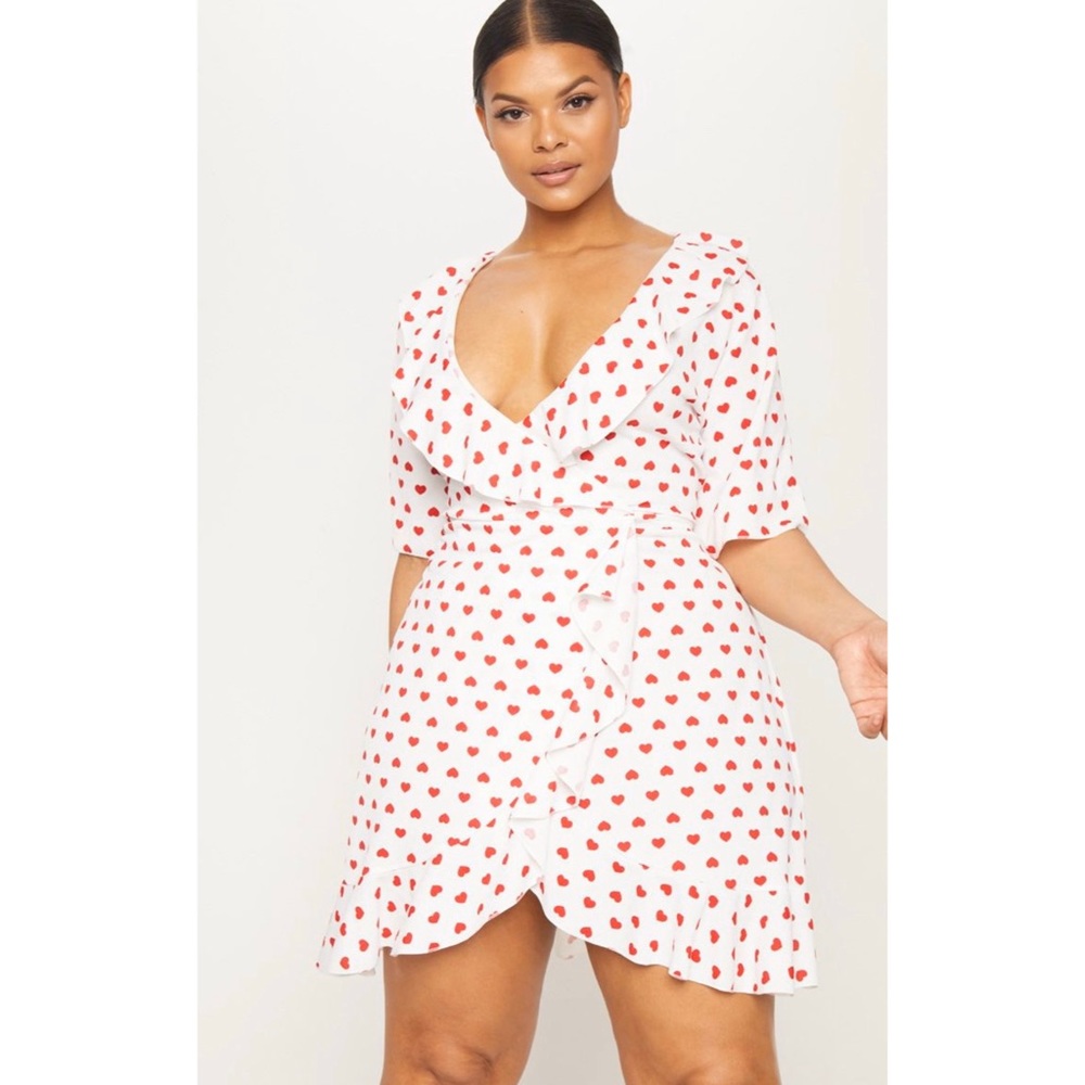 PLT Faux wrap dress